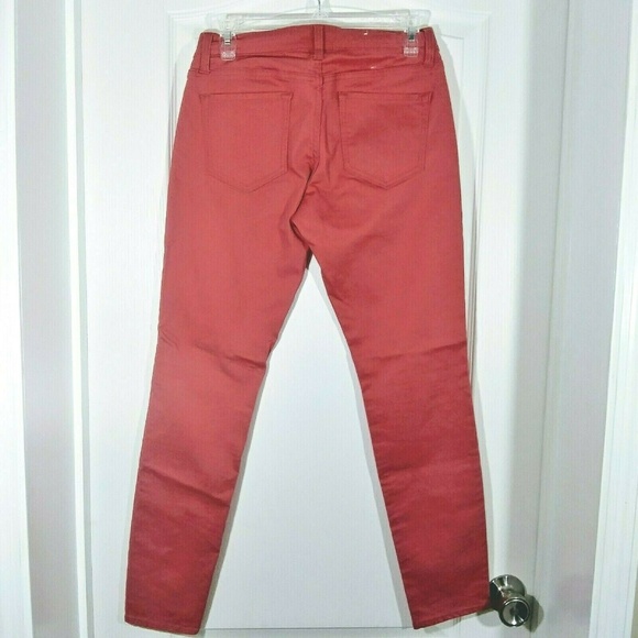 Old Navy Rock Star Coral Skinny Jeans Sz 8 - Picture 2 of 4